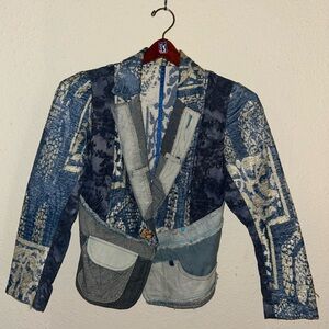 Vintage Patchwork Denim Jacket